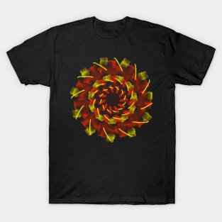 Spin Circle Abstract Watercolor Art T-Shirt